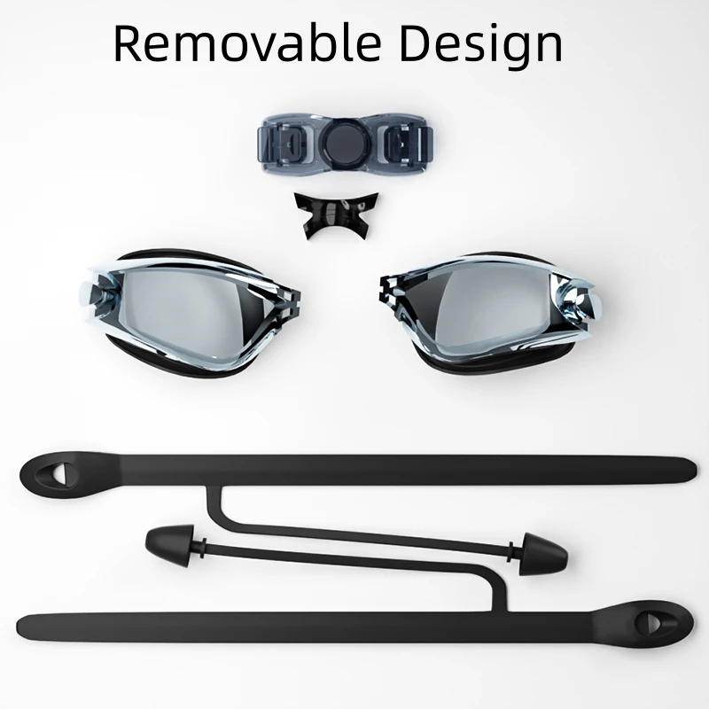 Swimming Goggles Professional Anti-Fog No Leaking UV Protection Wide View For Women Men