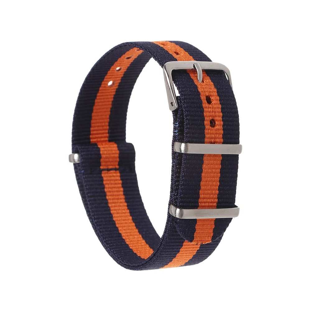 Universal Adjustable Nylon Watch Strap – Breathable Weave Wristband Replacement