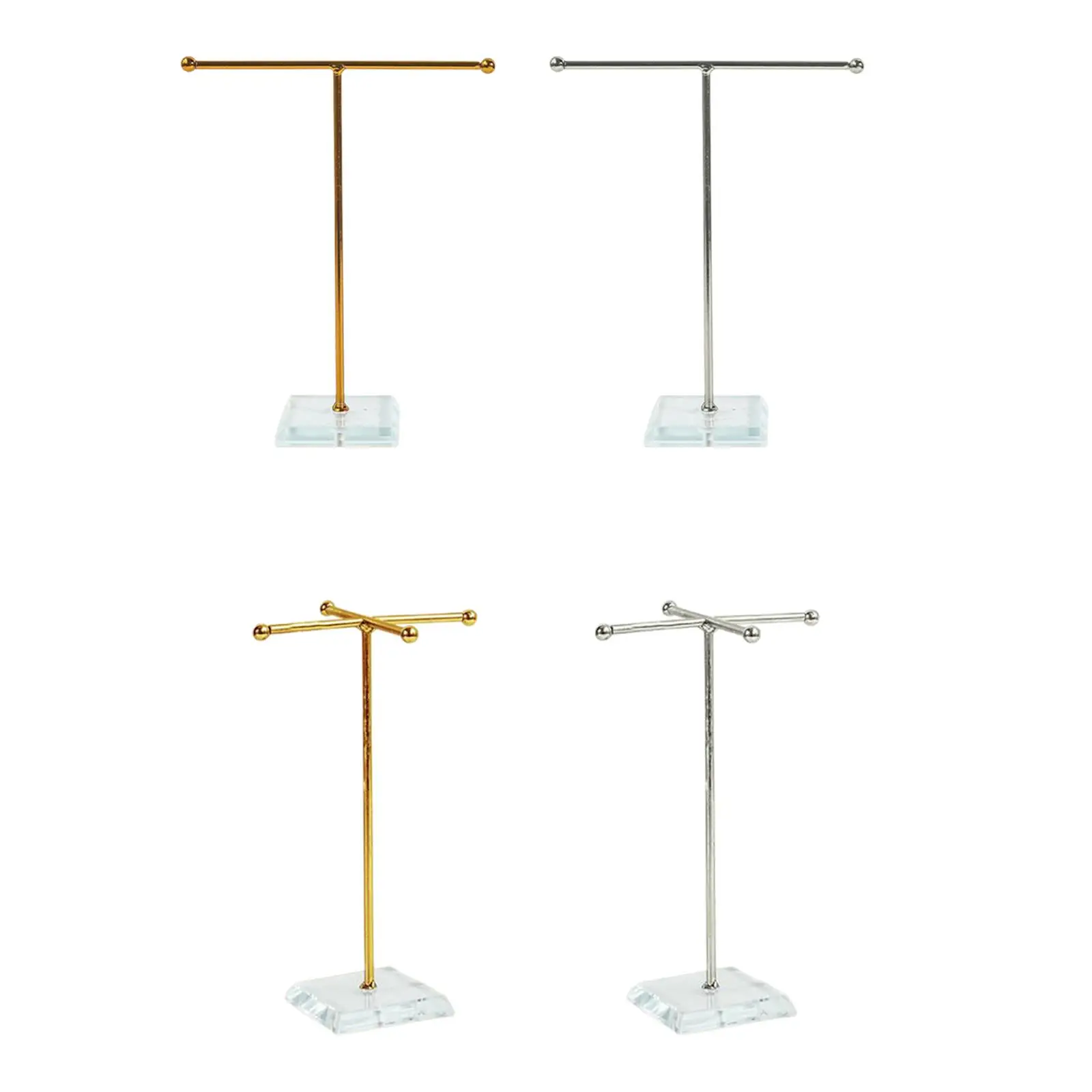 

Jewelry Organizer Iron Stable Base Necklace Holder for Bracelets Watch Rings