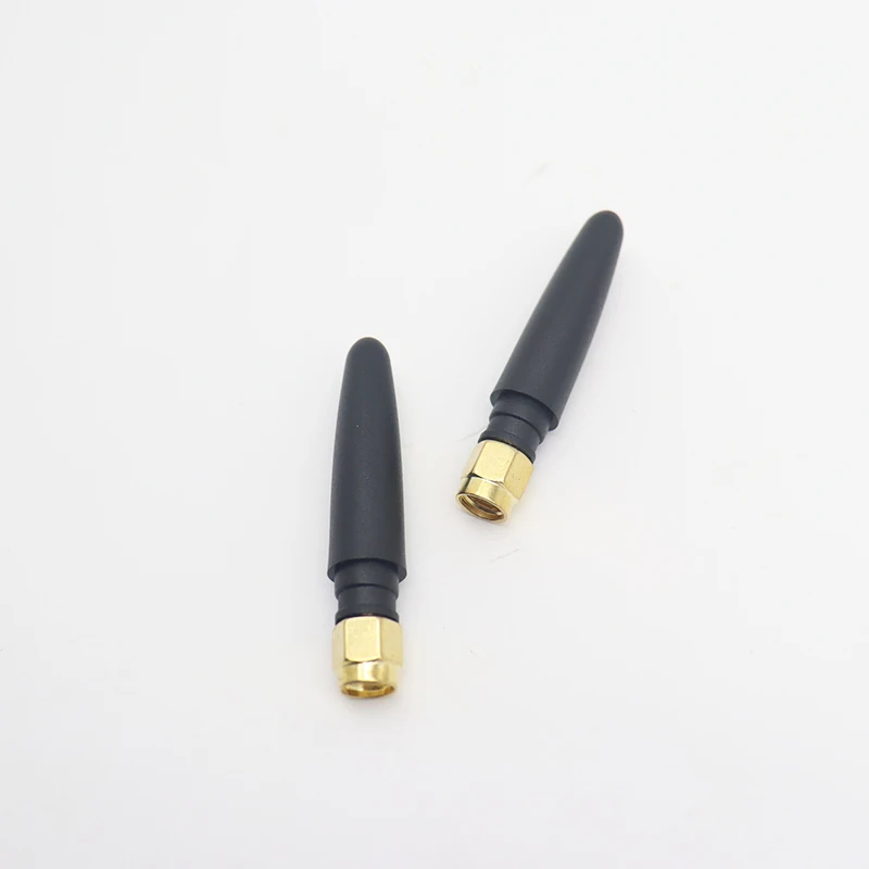 

SMA Male Connector 2dbi 315/433/868/915mhz Full Band GPRS/GSM Small Pepper Type Straight Head Antenna Glue Stick Antenna