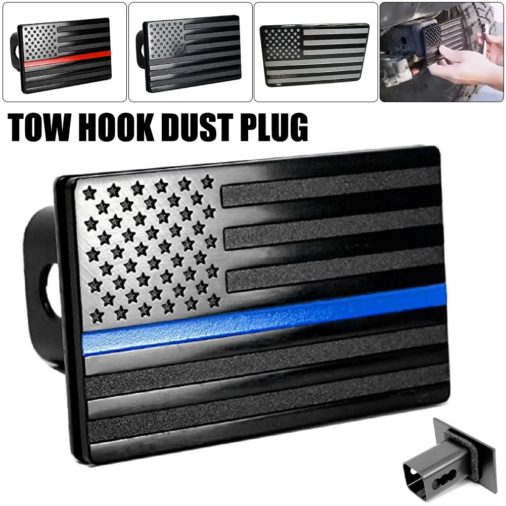 

1pc Trailer Hitch Cover Heavy Duty Metal Professional Car Hitch Cover Trailer Hitch Cap Plug Hitch Cover for Pickup Trucks SUV