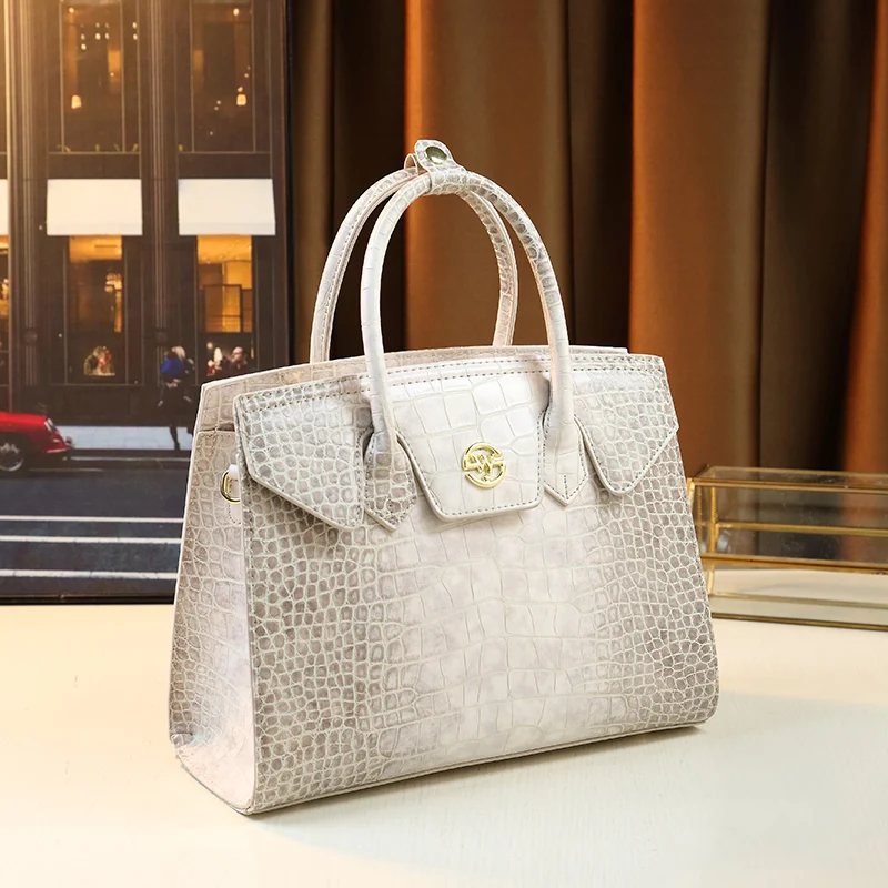 حقيبة هيمالايا كروس بودي للنساء بتصميم جلد التمساح...