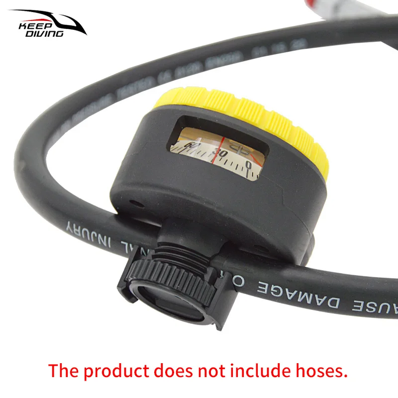 1Pcs Strong Magnetic 50M Waterproof Scuba Diving Compass Fixed To Diving Hose Diver Underwater Direction Watch Equipment