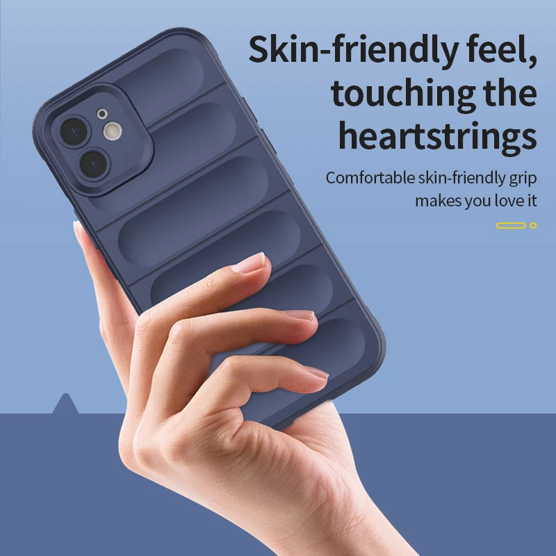 Enhanced Shockproof Silicone Full-Cover Back Case