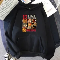One Directions Band Hoodie Grunge Long-sleeved Punk Sweatshirt Retro for Autumn/Winter Clothing Hip Hop Sudaderas Music Pullover 1