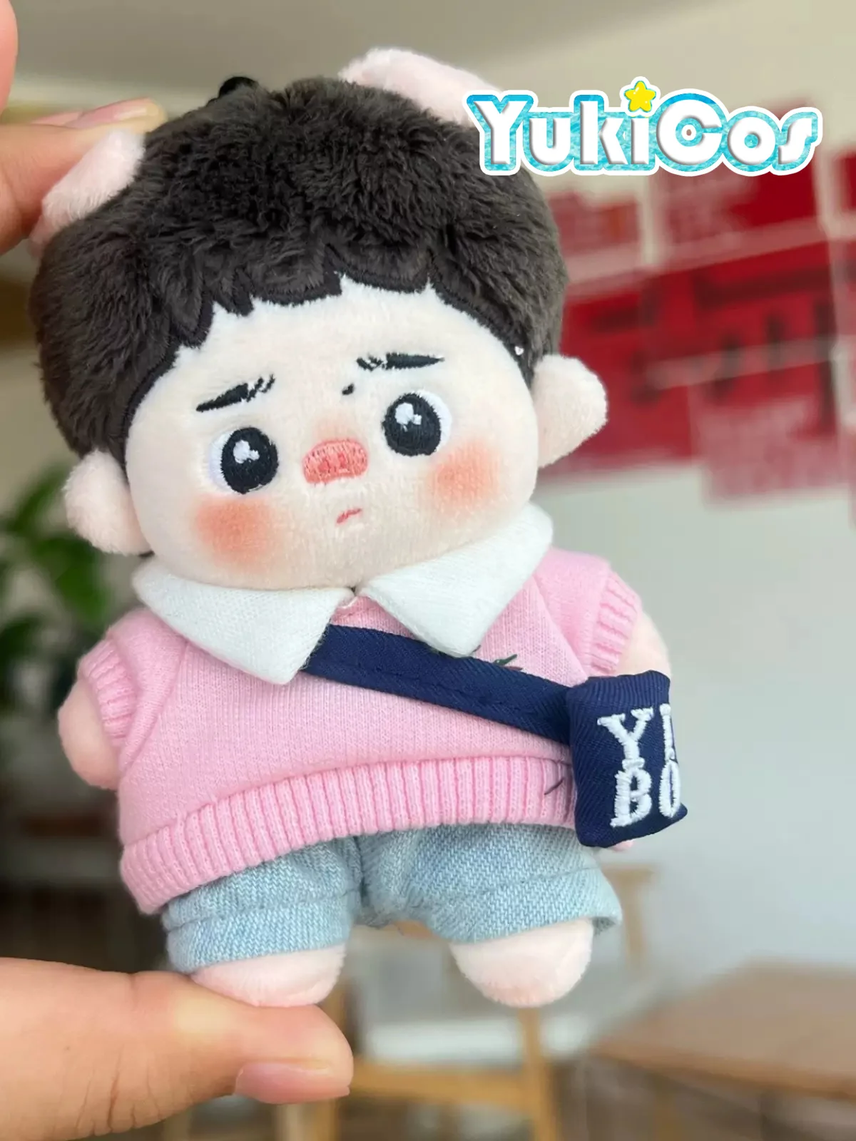 

Untamed Wang Yibo веб розовый Свитшот модный костюм плюшевый 10 см кукла одежда куклы аксессуары GG Aug