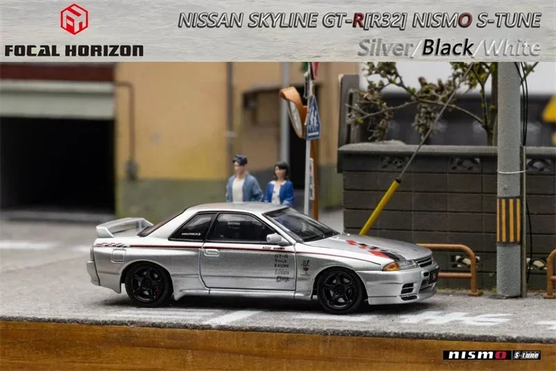 

Модель автомобиля, лимитированная под давлением, фокус Horizon FH 1:64 Skyline GT-R32 Nismo S-Tune Livery limited699