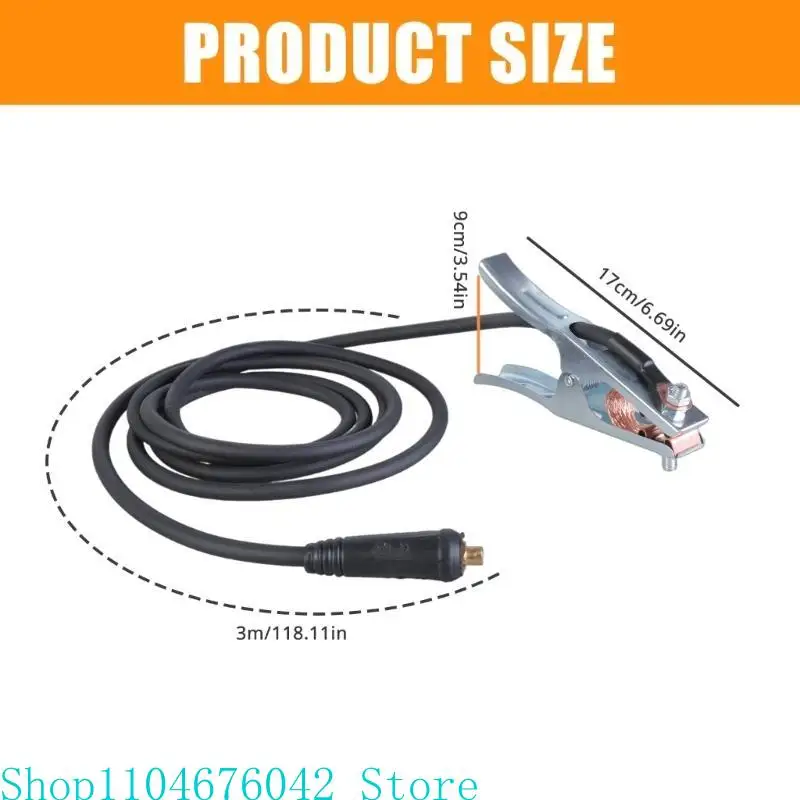 Reliable Welding Electrode Holder & Ground Clamps Featuring Corrosion Resistant Coating & Secure Connection for Welders