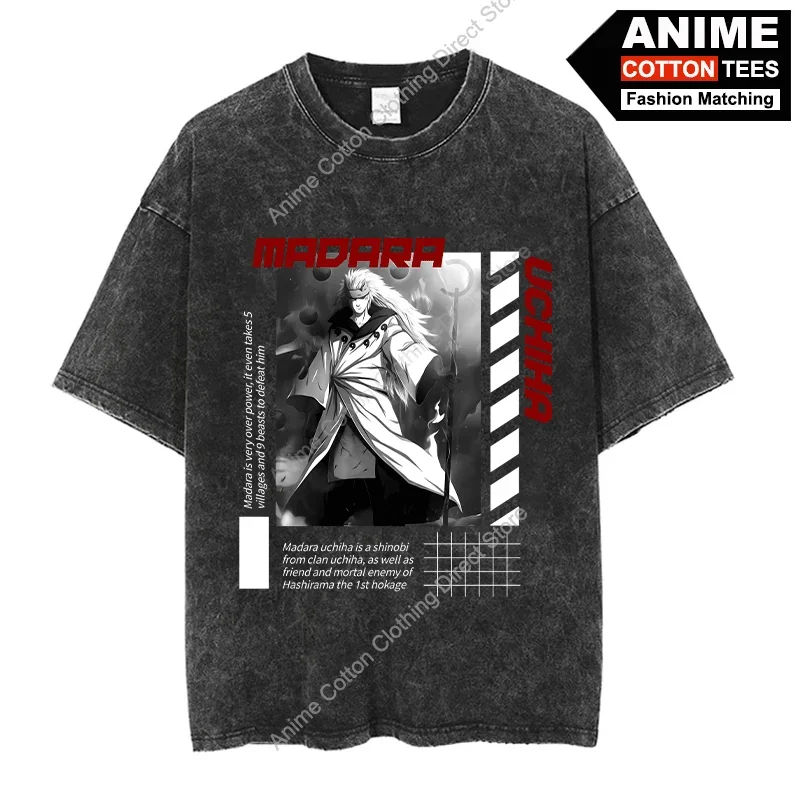 

Rikudo Sennin MADARA UCHIHA T-shirt Anime T Shirt y2k Harajuku Unisex Hip Hop Streetwear Tops Cotton Vintage Loose Casual Tees