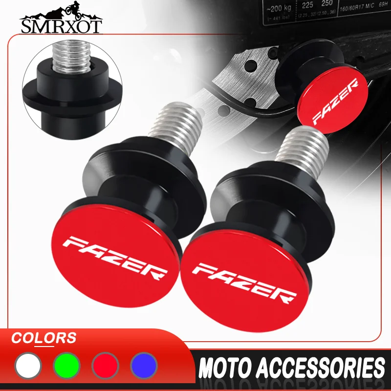 Moto Swingarm Bobine Slider Stand Vite Per Yamaha Fz8 Fazer 2011-2012 Fz1 Fazer 2001-2015 Fz6 /N/S Fazer 2004-2012