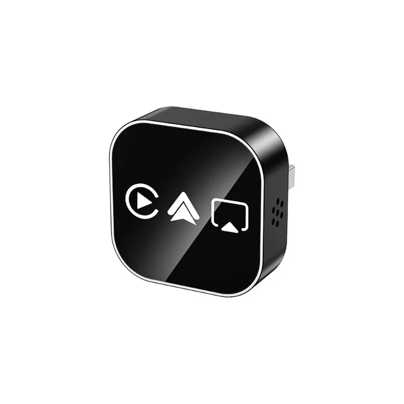 Adaptador Inalámbrico CarPlay 4 en 1 2026, Compatible con Android Auto y Duplicación de Pantalla, Conexión Plug & Play para Autos con CarPlay Cableado 4