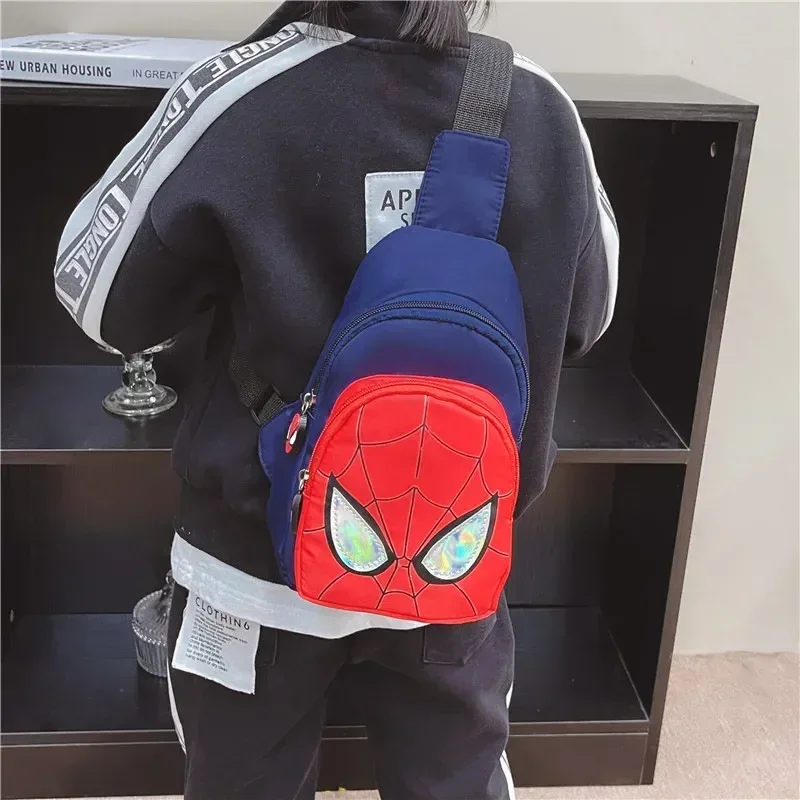 Spiderman Marvel Go Borsa A Tracolla Sling Chest Pack Canvas Sports Teens Crossbody Borse Uomo Donna Petto Borse Cintura Marsupio
