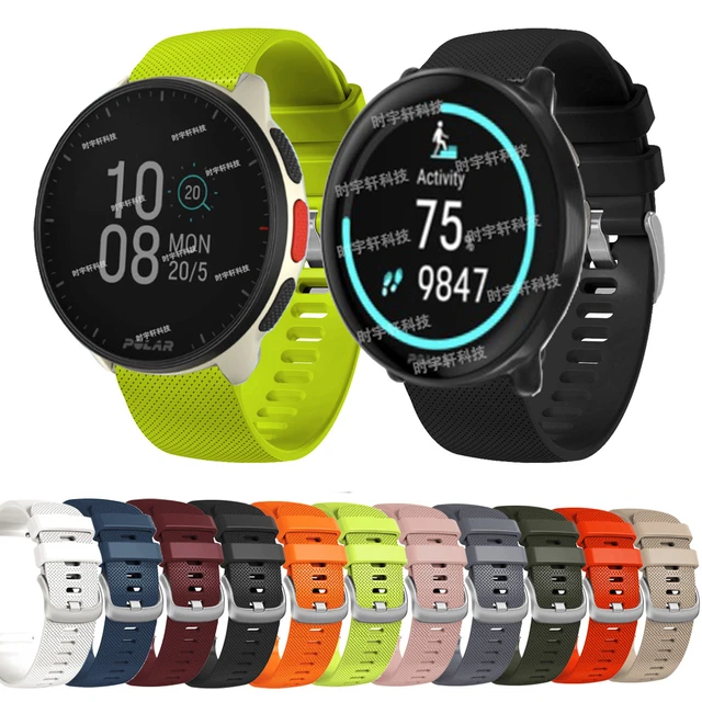 Correa de silicona para reloj Polar Ignite 3, pulsera deportiva de  liberación rápida para hombre y