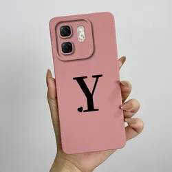 Cute Letters Soft Silicone Back Cover - Stylish Protective Phone Case for Infinix Smart 9 (TY - TYFEN1Y)