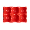 Six-compartment Egg Storage Tray Rectangular Ceramic Grid Egg Storage Oven Mold Refrigerator Storage Container Kitchen Utensils 5