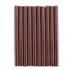 10pcs 100mm x 7mm Adhesive Hot Melt Glue Sticks For Hot Melt Glue Gun Brown 1