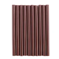 10pcs 100mm x 7mm Adhesive Hot Melt Glue Sticks For Hot Melt Glue Gun Brown 1