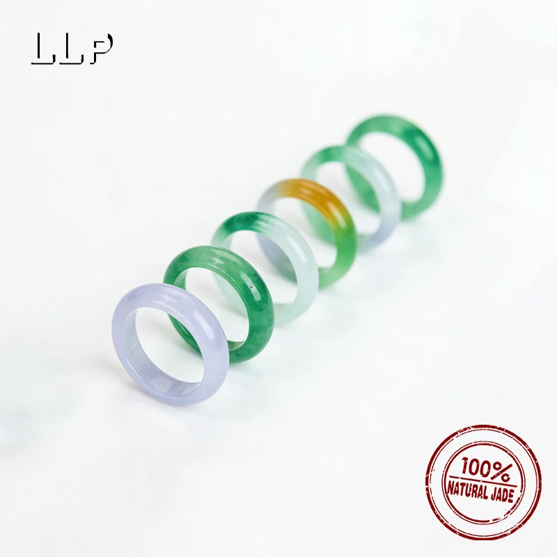 100 % echter natürlicher Jadeit-Ring mit treibender Blume, trendiger, bezaubernder Damen-Jade-Schmuck, tolles Festival-Geschenk – Detail 7