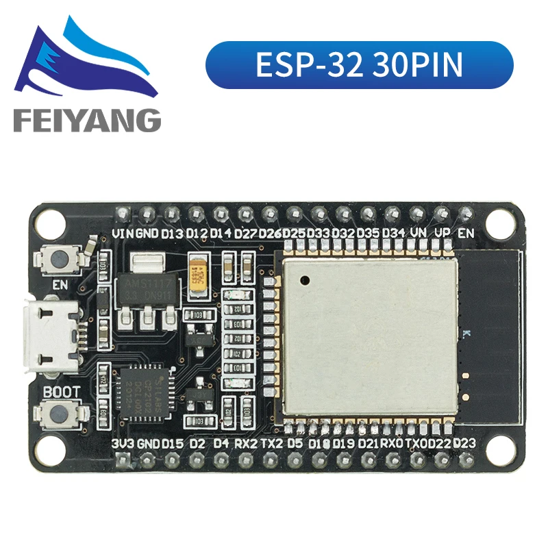 รูปสินค้า บอร์ดพัฒนา ESP32 สำหรับโปรเจกต์อิเล็กทรอนิกส์