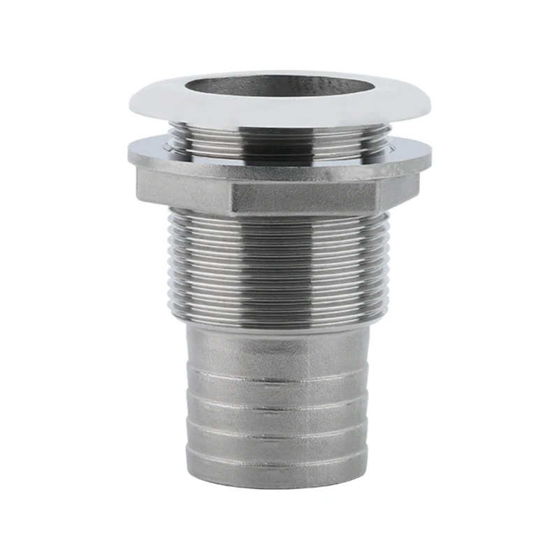 Alastin 316 Stainless Steel Thru Hull Fitting Outlet Drain Hose Pipe Boat Accessories Drain Plug Kit 5