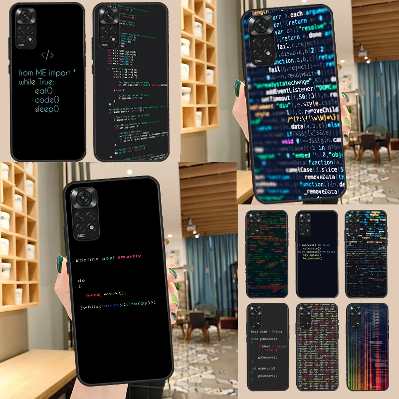 The code design programmer case for redmi note 11 pro note 8 9 10 pro