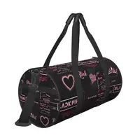 Blacks Girl Pinks Group K-Pop Gym Bag Portable Sports Bags with Shoes Swimming Design Handbag Funny Fitness Bag For Men Women 2