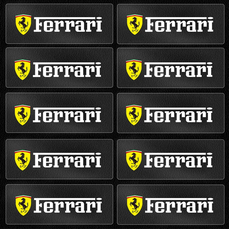 Complete set metalen decoratieve stickers