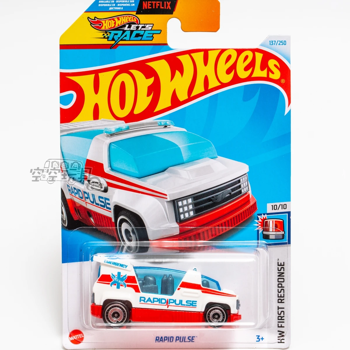 

Mattel Hot Wheels Car Let's Race RAPID PUSLE Diecast 1/64 Toys Boys HW First Response Vehicles Models Collection Birthday Gift