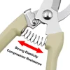 2Pcs Garden Scissors Pruner Fruit Tree Pruning Shears Hand Gardening Grafting Tool Powerful Trimmer Applied to Flowers Branches 4