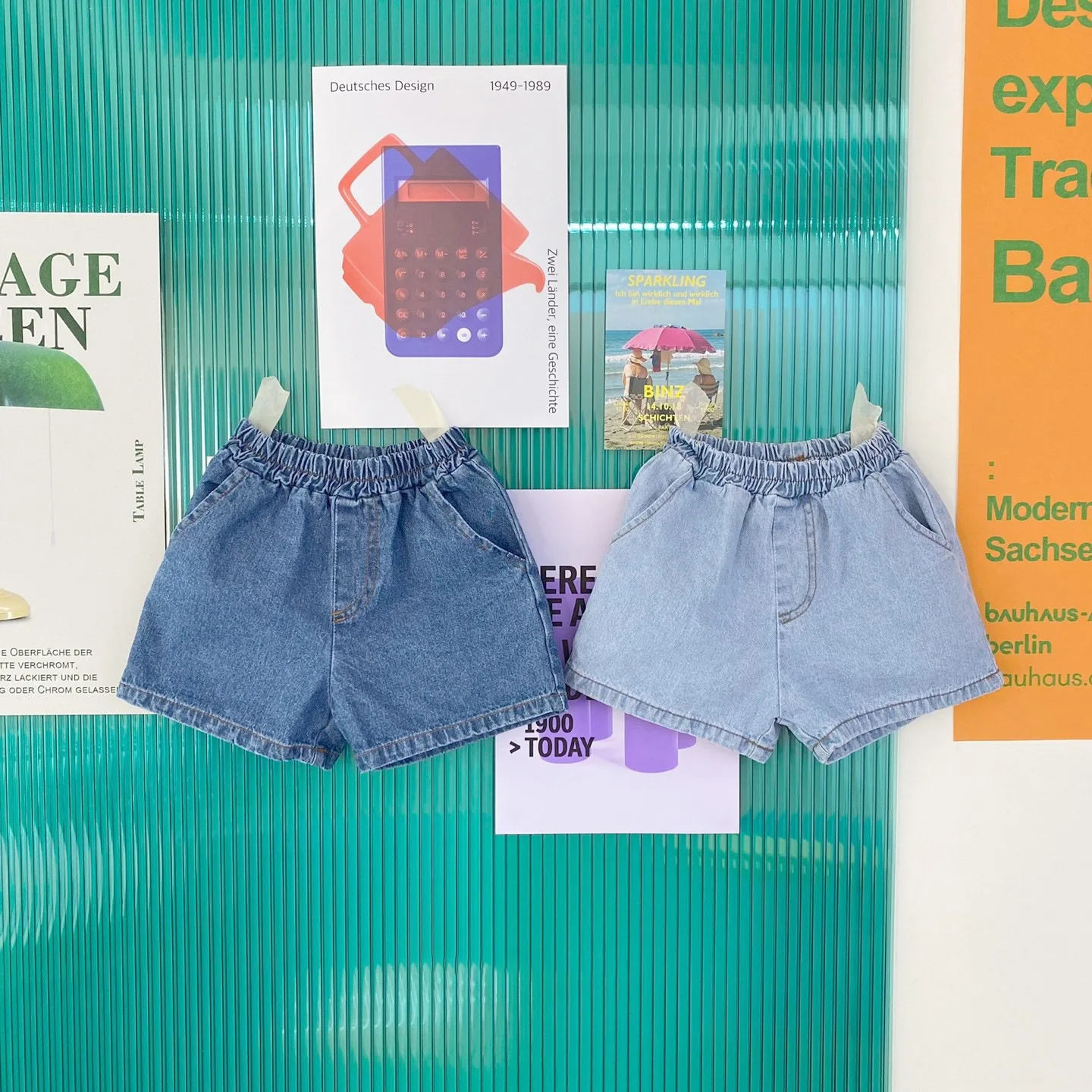 New Baby Summer Denim Shorts Loose Kids Casual Shorts Cute Toddler Girl Short Jean Baby Boy Denim Pants Clothes
