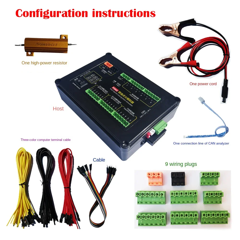 Fuel Injection Ignition Simulator PD60 ECU Maintenance Platform Test Equipment Tool For Gasoline Diesel Vehicle Computer Board car fuel injector tester