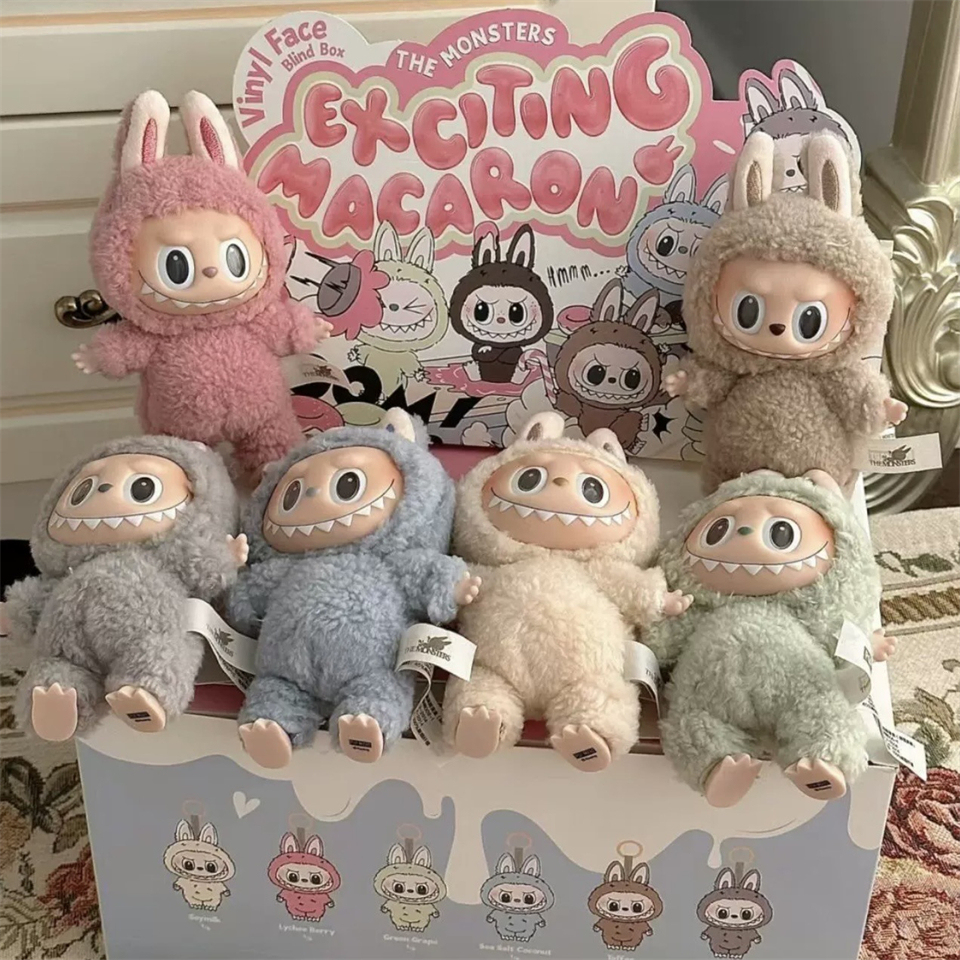 Hot The Monsters Have A Seat Series Labubu Vinyl Plush Doll Blind Box Toy Action Figure Anime Model Mystery Box Gift Collection