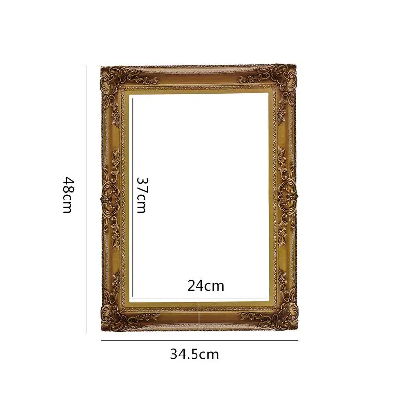 Vintage European Paper Photo Frame Booth Props for Wedding Birthday Family Reunion Party Photobooth Event Decoration Supplies images - 6