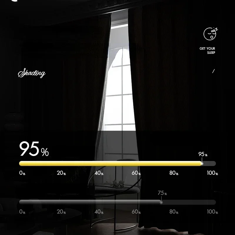 Рисунок 3 - Звуконепроницаемые шторы для гостиной