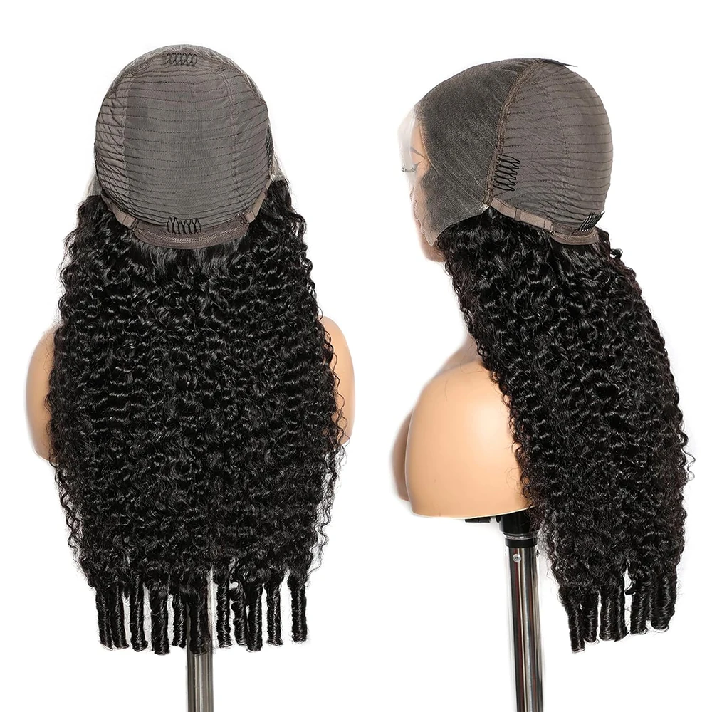 Burmese Curly Hair Wig HD 13x6 Lace Wig Human Hair Preplucked Burmese Curly Glueless Wig Ready to Wear 13x4 Lace Front Wigs