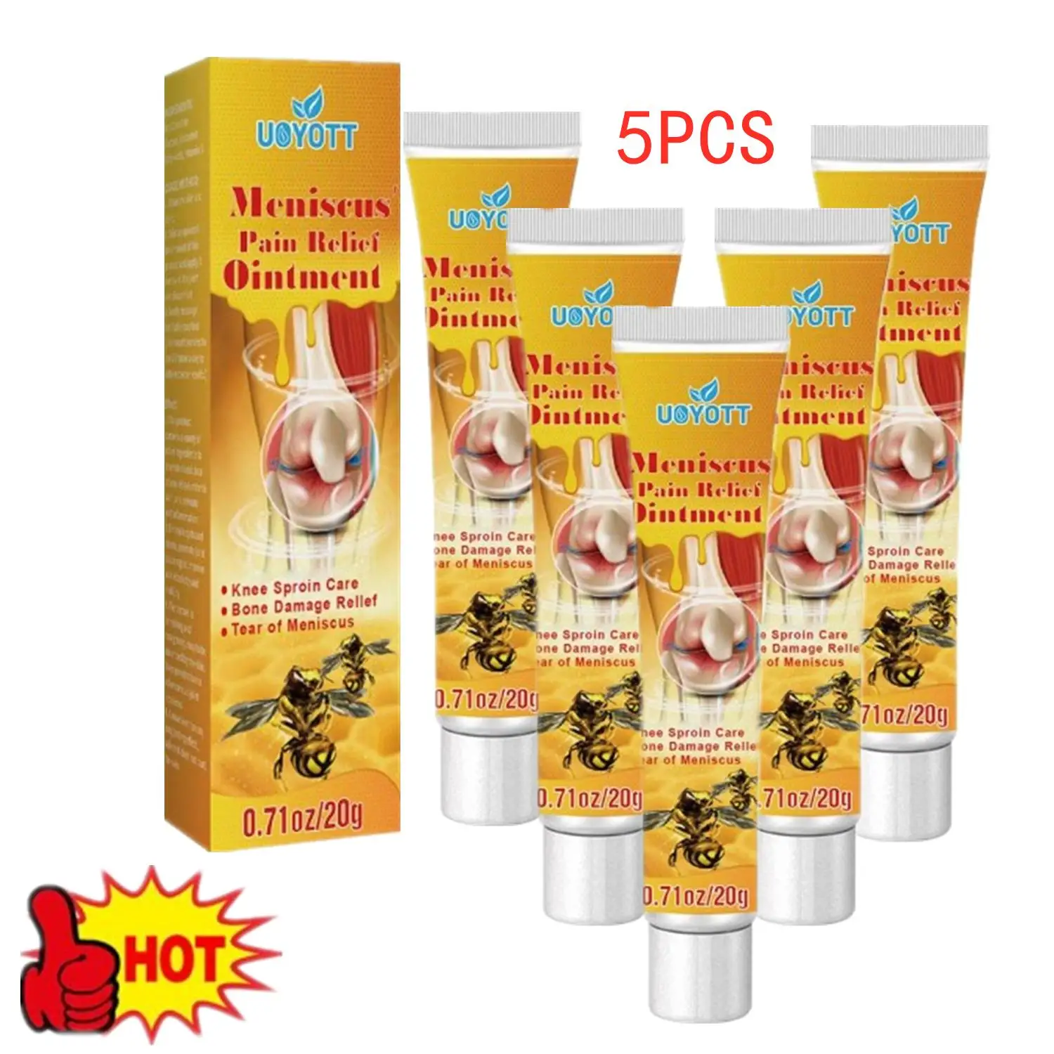 

5PCS 2023 New Beevenom New Zealand Bee Professional Treatment Gel Bee Cream New Zealand Bee 20g