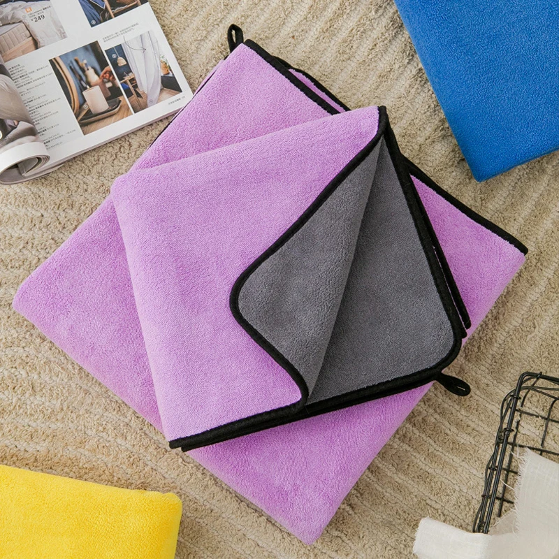 Toalla de secado rápido para mascotas, bata de baño absorbente de fibra suave para gatos, paño de limpieza conveniente para mascotas, accesorios para mascotas - Imagen 4
