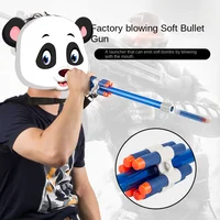 Soft Bullet Toy Gun Mouth Blowing Arrow Launcher Elite Soft Bullet Length Tube Parent-child Interaction Outdoor Games Toys 1