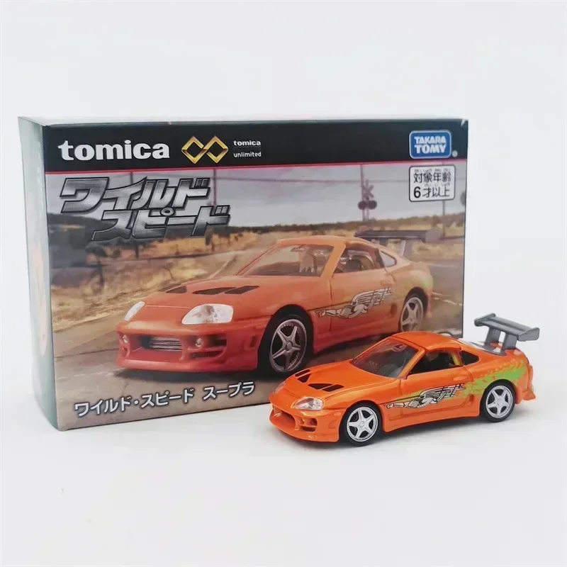 TOMY Fast & Furious Toyota Supra Nissan GTR Alloy Car Diecasts & Toy Vehicles Cars Model Miniature Scale Model Cars for Children 3