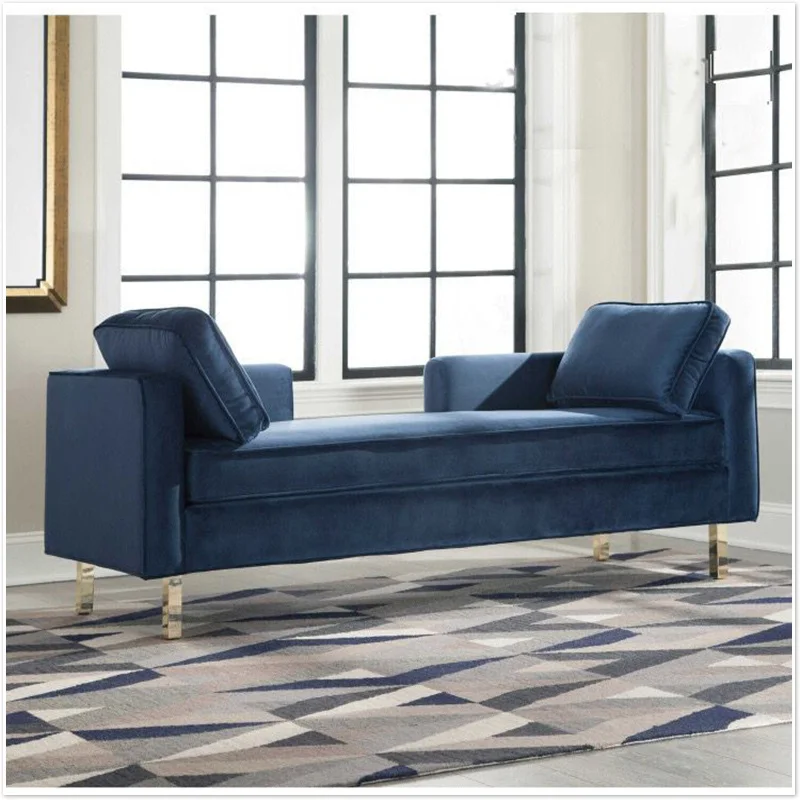 American Lazy Couch French Solid Wood Recliner Studio Imperial