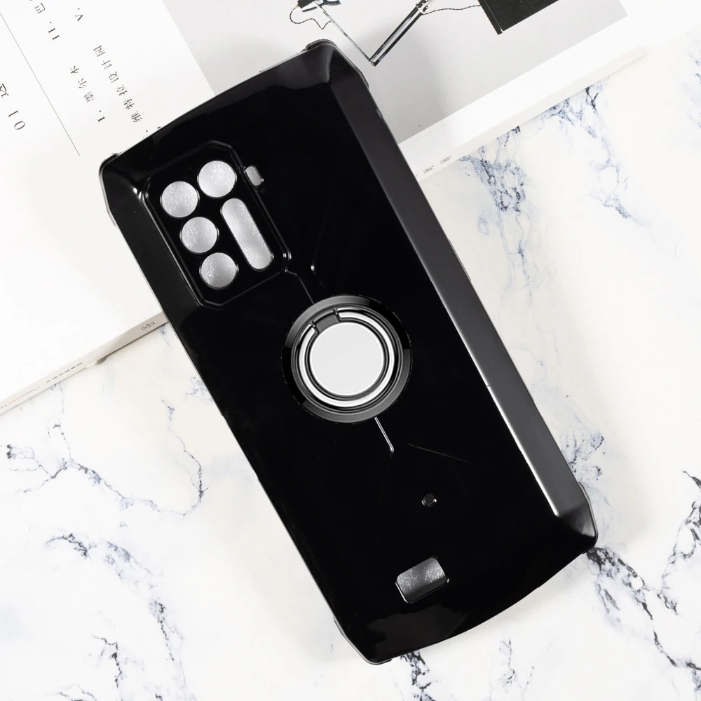 Durable Silicone Case with Back Ring Holder Bracket
