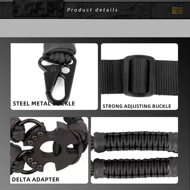 Durable Nylon Webbing Multifunctional Adjustable Sports Shoulder Strap