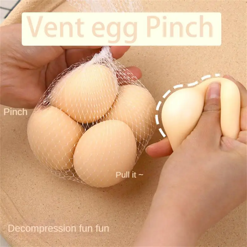 

Decompression Ball Color Simulation Design Tpr Material Quick Rebound Soft And Non-deformable Kids Toys Egg Imitation Food Toy