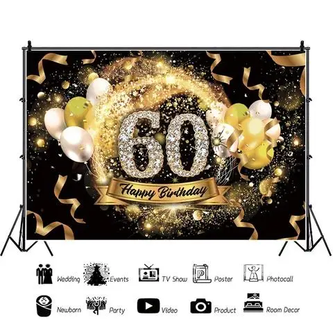 

Birthday Background Decor 30 40 50 Birthday Party Decor Adult 30th 40th 50th 60th Birthday Party Supplies 30 Years Anniversary