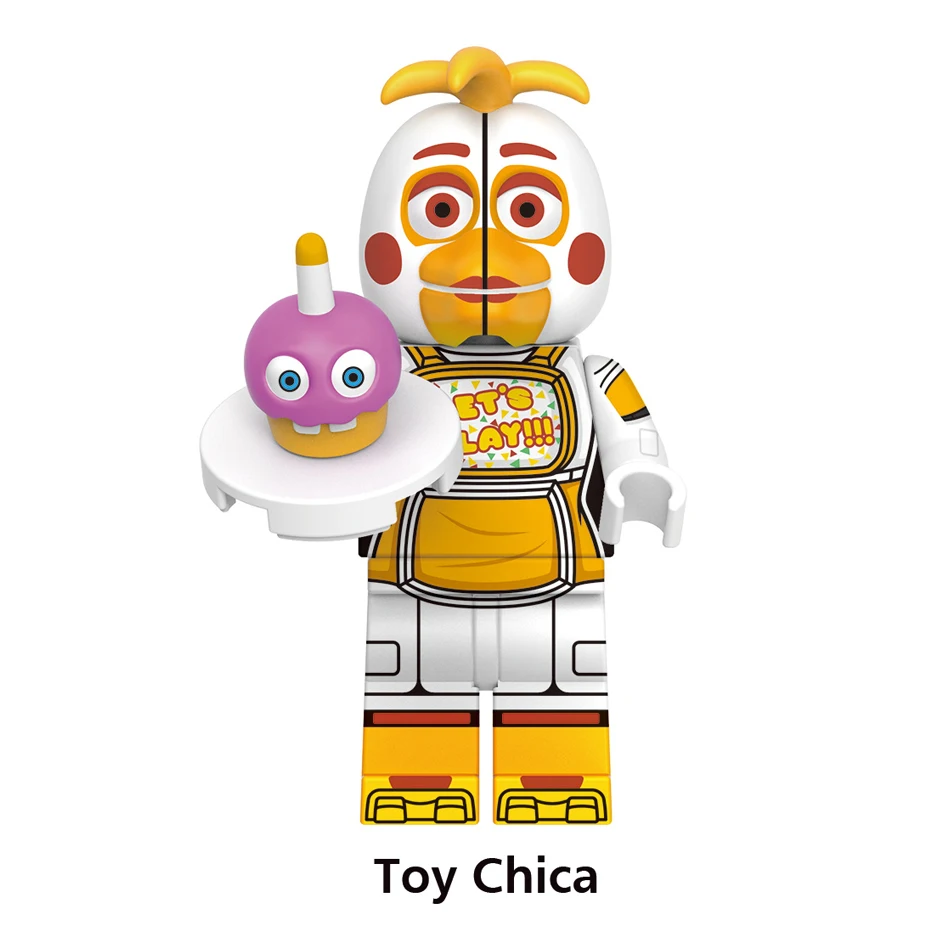Miniatur-Freddy-Bär, Fuchs, Spintraft, Chica Figur, Five Nights at Freddy's Actionfigur-Teile, Desktop-Ornament-Zubehör – Detail 8