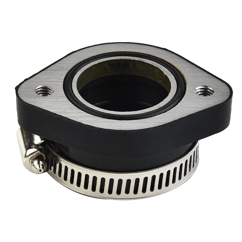 For Mikuni VM24 26 28mm Carburetor Manifold Accesssories Black Flange