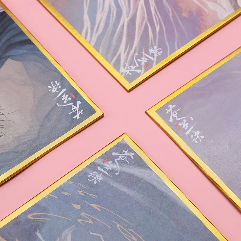 Canglan Jue Present Character Xiao Lanhua Dongfang Qingcang Color Paper Kiss Under The Moon Hand Painted Poster Peripheral Gifts