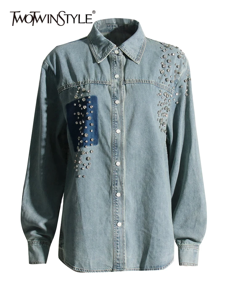 Temperament Patchwork Appliques Long Blazers