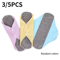 Reusable Cotton Incontinence & Period Protection Underwear Set - Washable and Absorbent Panties & Liners (3PCS  Random colors)
