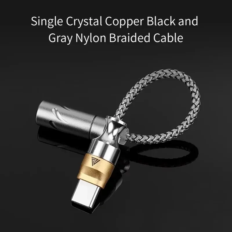 QKZ TC-MAX Pro HiFi DAC USB Type C To 3.5mm Headphone Amplifier Audio Decoder IEM AMP Mobile Phone Adapter CX31993 32bits/384kHz